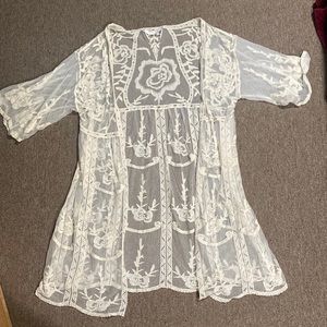 Lauren Conrad Lace cardigan